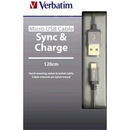 Verbatim 48856 USB 2.0 A M - micro B M, 1,2m, šedý