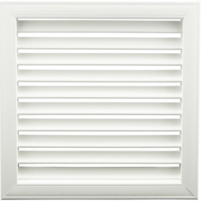 Dalap GPU 350 x 350 PVC bílá s pevnou žaluzií 363 x 363 mm