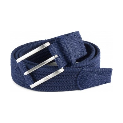 Puma pánský golfový pásek Stretch Weave Navy Modrá Pánské