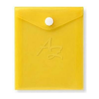 Obálka A7 PVC s drukem Diagonal -žlutá