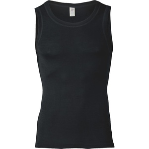 Engel Мъжко копринено термобельо Engel Tank Top Merino base layer - Black - размер 50/52 (EU) (014-0743-0312)