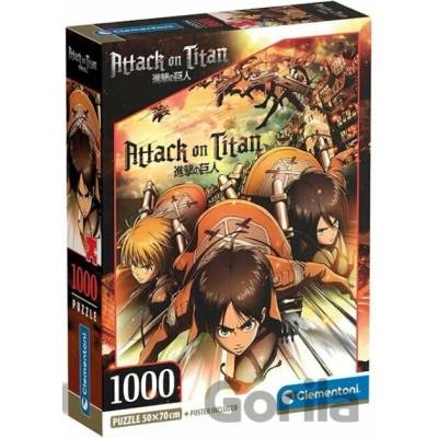 Clementoni Anime Attack on Titans 1000 dielov