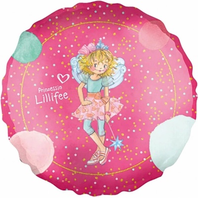 Party Factor Fóliový balónek LilliFee kulatý O 42 cm růžový