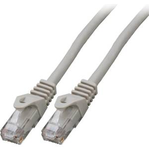EFB Elektronik Rj45 пач корда категория 6, неекранирана u-utp, lszh cca, сива, efb (3.0 м) (k8104gr.3)