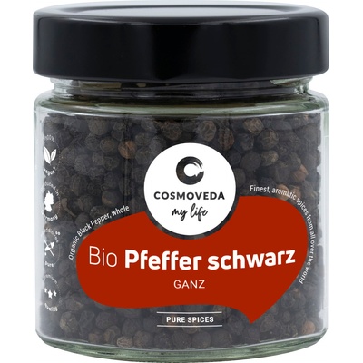 COSMOVEDA Био черен пипер, цял - 100 г
