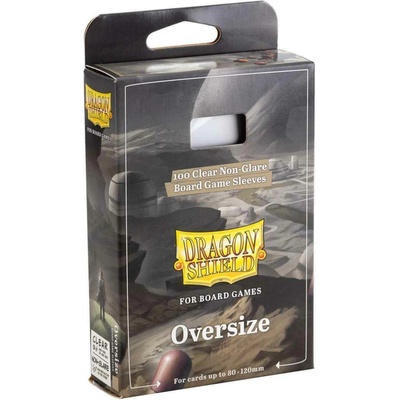 Arcane Tinmen Dragon Shield Oversize 80x120mm Clear Non-Glare Obaly 100 ks