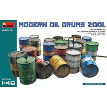 Modern Oil Drums 200L 21 pcs. MiniArt 49009 1:48