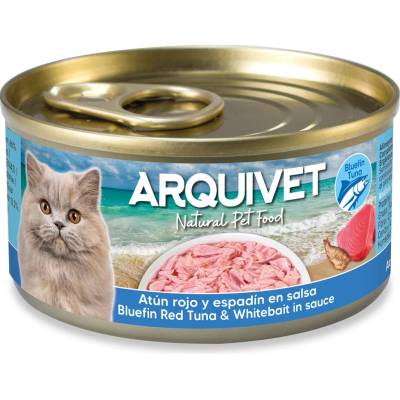 Arquivet s tuniakom modroplutvým a šprotom v omáčke 80 g