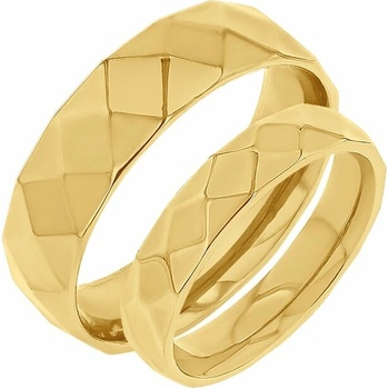 Eppi Zlaté snubní prsteny se vzorem Becy RW34645