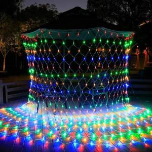  Външна 240 led мрежа 290 х 65 см. многоцветна ip44 К23