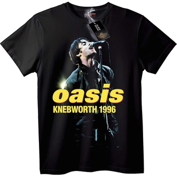 NOONEBRAND Тениска Oasis Knebworth 1996 - 2XL, Black