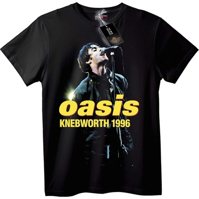 NOONEBRAND Тениска Oasis Knebworth 1996 - 2XL, Black