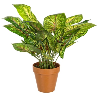 Bizzotto ИЗКУСТВЕНО РАСТЕНИЕ caladio 45cm ПЪСТРО (0172395)