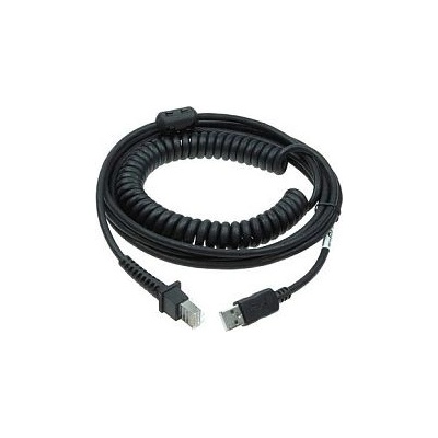 Datalogic USB cable 5 m coiled black (90A052289)