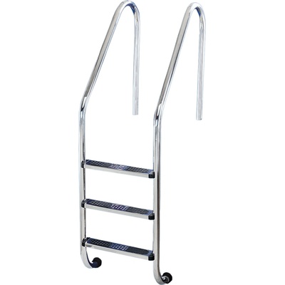 Flexinox pool Rebrík, s veľkým rádiusom 5 stupne (AISI 304)