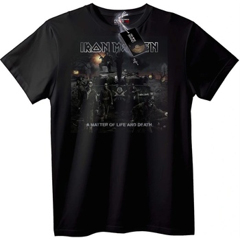 NOONEBRAND Тениска Iron Maiden A Matter of Life and Death - M, White