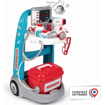 Smoby Lékařský elektronický vozík s příslušenstvím