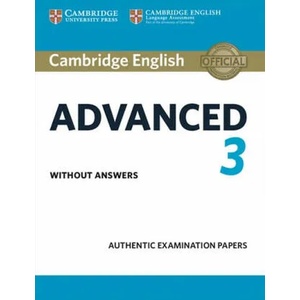 Cambridge English Advanced 3 Student's Book without Answers | Opracowanie zbiorowe (ISBN: 9781108431200)
