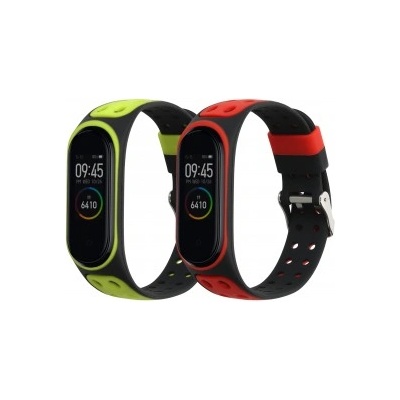 kwmobile 2x Гривна за Xiaomi Mi Band 4 - черен - 53774