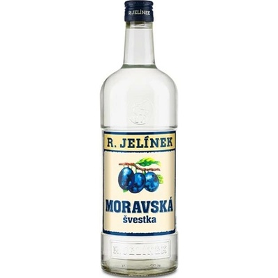 R. Jelínek Moravská Švestka Bílá 38% 1 l (holá láhev)