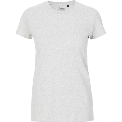 Neutral Dámske tričko Fit z organickej Fairtrade bavlny Popolavá