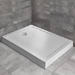 Radaway Правоъгълно душ корито Radaway Doros F Compact Stone 150x90 см акрил бяло (SDRFP1690-05-04S)