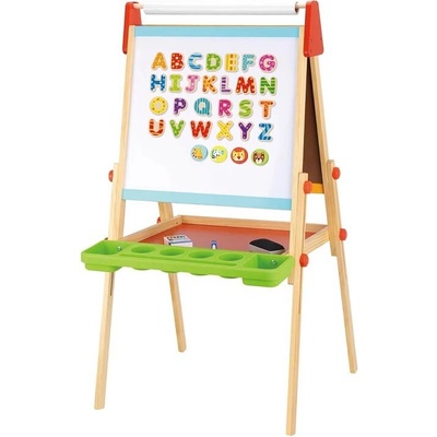 TookyToy Dřevěná oboustranná tabule