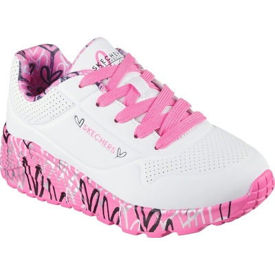 Skechers Uno Lite Lovely Luv white/red Biela