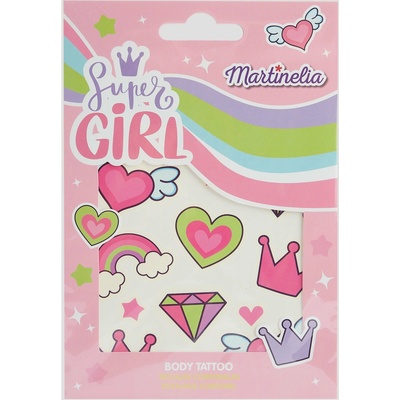 Martinelia Super Girl Glitter Body Tatto tetovačka pre deti 1 ks