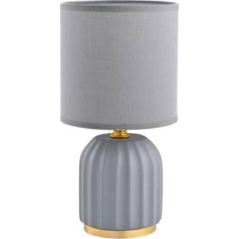 Zuma Line HS8723-GR - Настолна лампа 1xE14/40W/230V сив/златист (ZL0800)