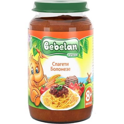 Bebelan пюре спагети болонезе - 220 г