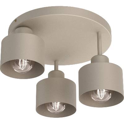 Luminex Плафон PARKLA 3xE27/15W/230V бежов (LU9802A)