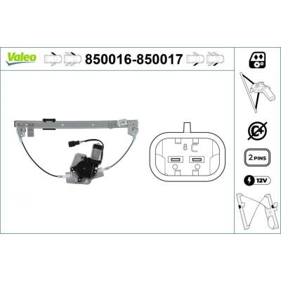 Mechanizmus zdvíhania okna VALEO 850016