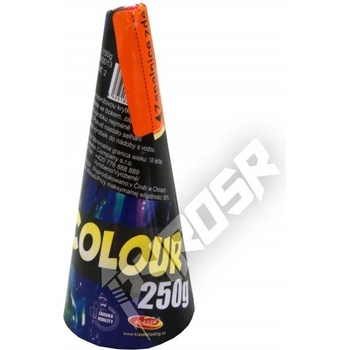 Ohňostrojová fontána Vulkán 250 g color 2 ks
