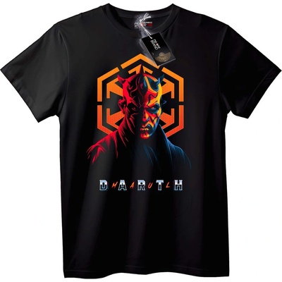 NOONEBRAND Тениска Darth Maul - дизайн от Star Wars - S, Black