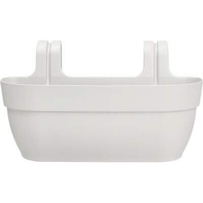 Elho Květináč Vibia Campana Easy Hanger L hedvábně bílý 46 x 27 x 24 cm