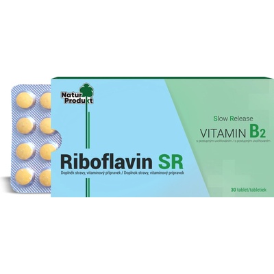 Naturprodukt B2 Riboflavin s postupným uvolňováním 30 tabliet