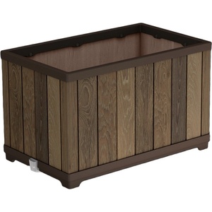 Keter Пластмасова самополиваща се саксия за цветя Deco Rectangle - Keter (261034)