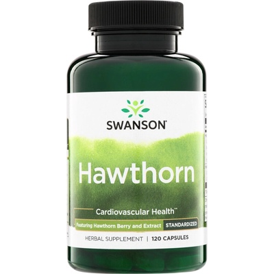 Swanson Hloh Hawthorn Extrakt 500 mg 120 kapslí