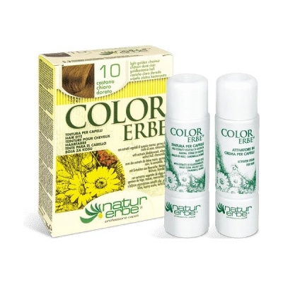 Color Erbe Barva na vlasy 10 Světle zlatové hnědá 5.3 135 ml