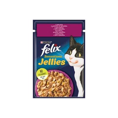 FELIX Феликс Патица в желе със спанак, 85 г пакетче