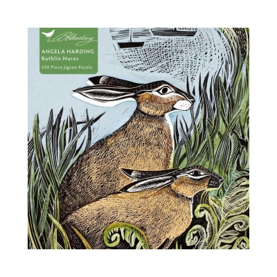 Flame Tree Studio Adult Jigsaw Angela Harding Rathlin Hares 500 dielov