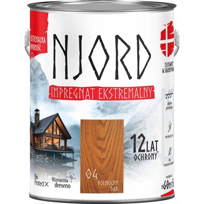 NJORD Extrémní impregnace na dřevo s 12letou ochranou - severský dub 5L