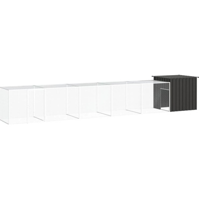 vidaXL kurník 600 x 91 x 100 cm pozinkovaná ocel
