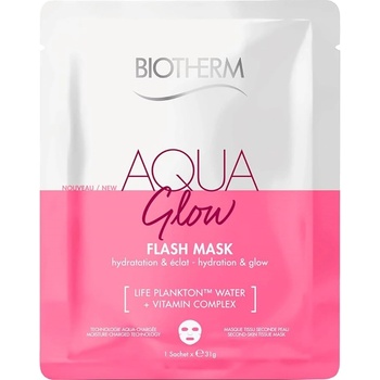 Biotherm Лист маска за лице Aqua Glow, 31 g