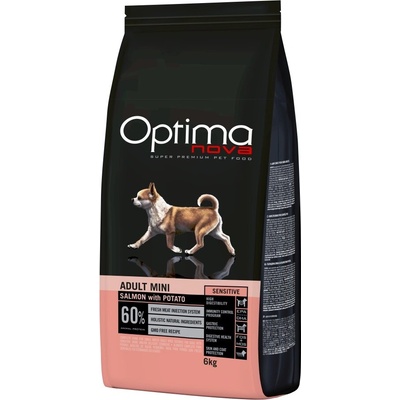 Optimanova Dog adult mini sensitive salmon & potato Grain Free 6 kg