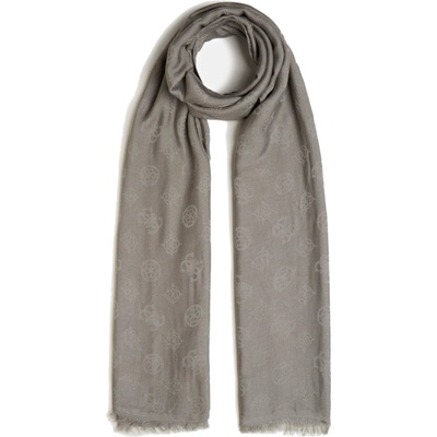 Guess Ninette Jacquard текстилен шал сив 8 x 180 за жени