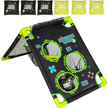 Řemeslná hra s házením pytlíků na cíl