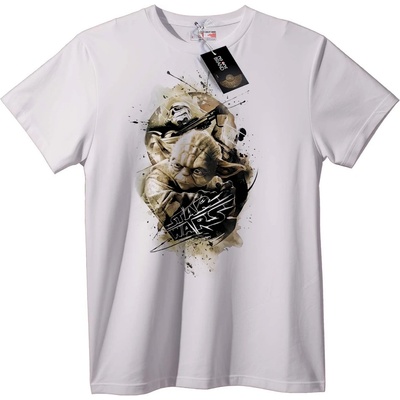 NOONEBRAND Тениска Вълк Изкуство - M, White