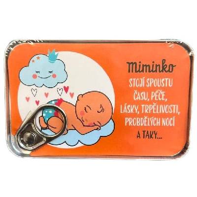 ALBI Plechovka na peníze - narozeniny - miminko
